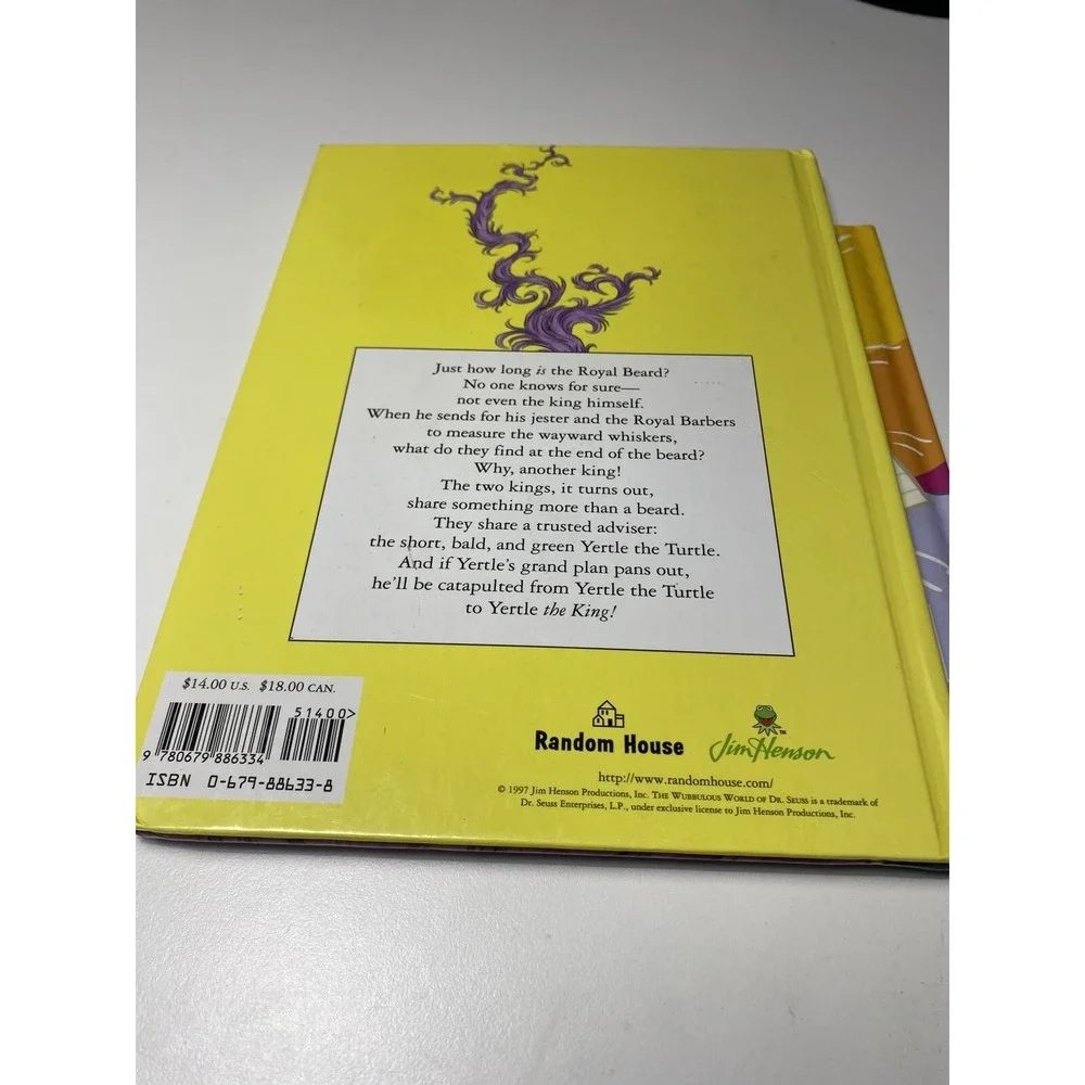 Dr. Seuss The King's Beard Hardcover Wubbulous Book World Children's Story‎